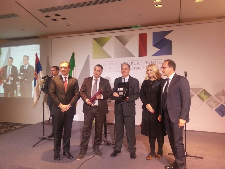 Bassilichi CEE nominata best italian company 2015 dalla camera di commercio Italia Serbia