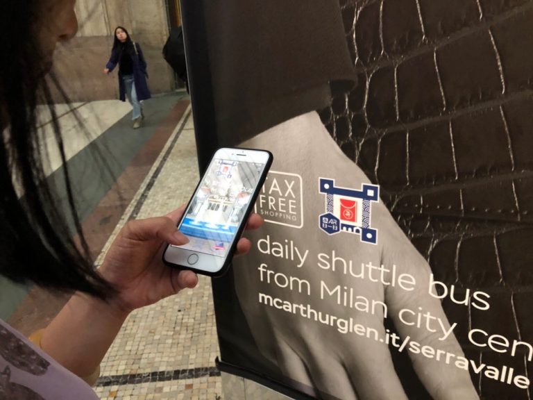 La Realtà aumentata per attrarre lo shopping dei turisti cinesi