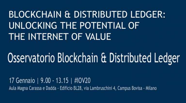 Osservatorio 2020: come liberare tutto il potenziale della Blockchain