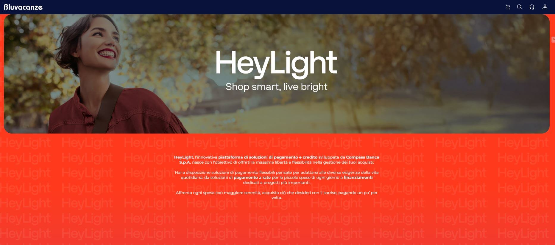 Bluvacanze per HeyLight