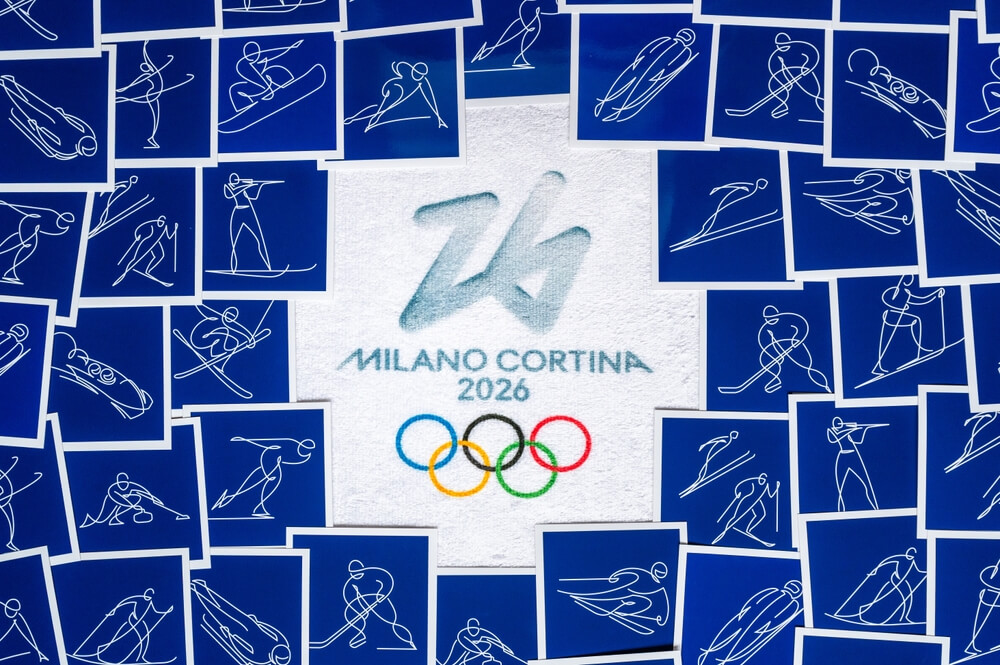 Milan,,Italy,,October,20,,2025:,Milano,Cortina,2026,Winter,Olympics: