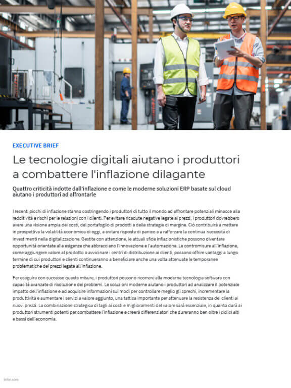Come sfruttare le nuove tecnologie digitali per superare le 4 criticità indotte dall’inflazione
